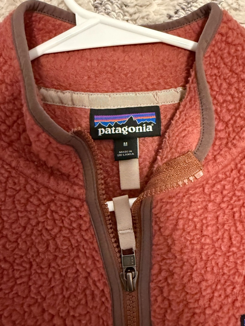 Patagonia Women’s Red/Pink Quarter-Zip Fleece - Picture 3 of 3